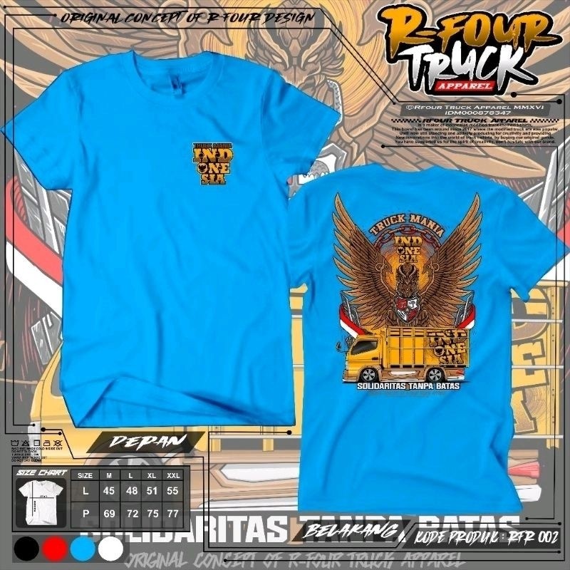 KAOS TRUK MANIA RFR002 KAOS TRUK OLENG KAOS TRUK DEWASA