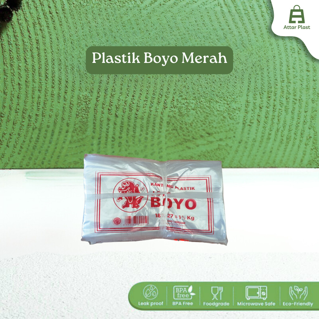 Plastik Joyo Boyo PP Merah Semua Ukuran