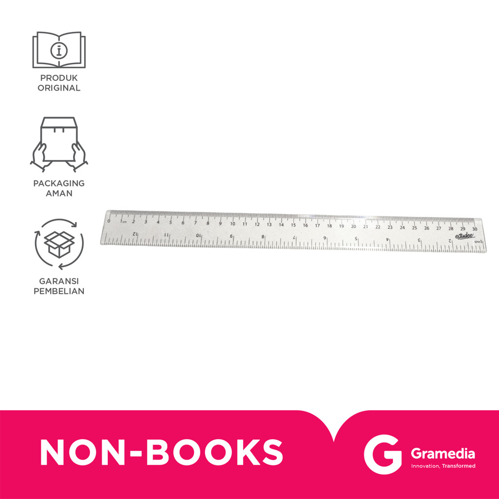 

ESTUDEE PENGGARIS PLASTIK 30CM 2012