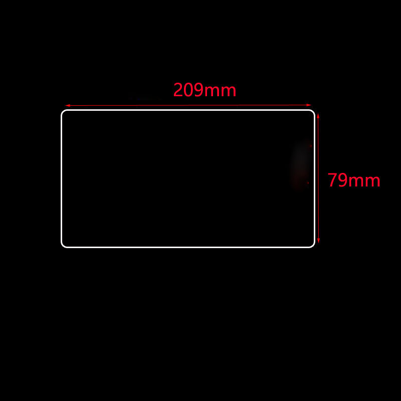 

209x79mm Tempered Glass Screen Protector for car gps Navigation DVD Stereo Radio Multimedia Game Protective Film Stickers
