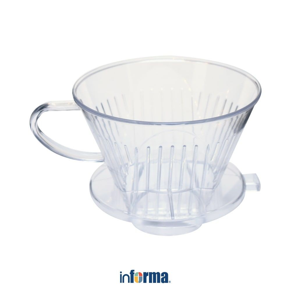 Informa Tea Culture Dripper Kopi Plastik 5 Cup - Putih Coffee Brewing Dripper Alat Pembuat Kopi Alat