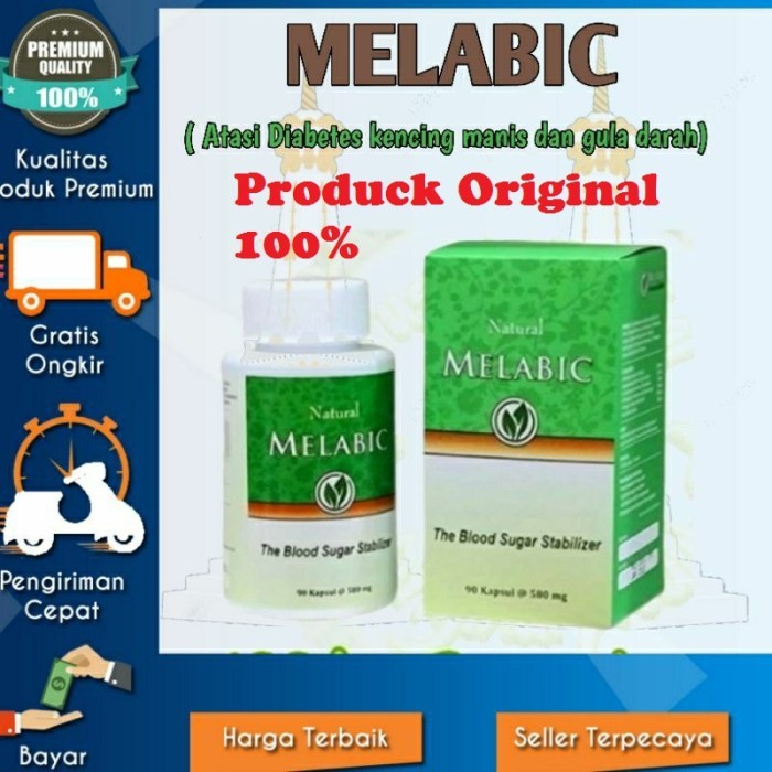 

Melabic Original Obat Kencing Manis Diabetes Kadar Gula Darah Tinggi