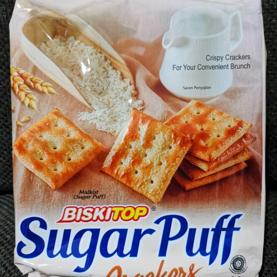 

Biskitop Sugar Puff / Crackers/ Kue Cabin manis 290gr.