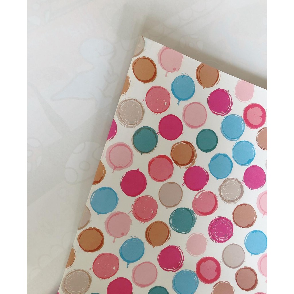 

Kertas Kado Jumbo Polkadot Besar Pastel