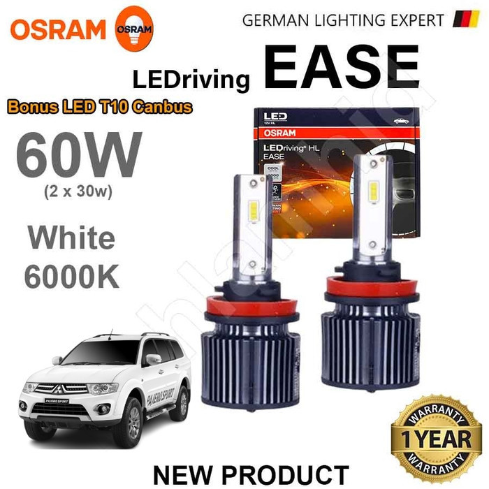 Lampu LED PAJERO SPORT 2008-2015 Osram EASE LEDriving 54W 6000K Bohlam Mobil