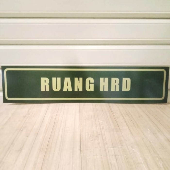 

sign akrilik RUANG HRD / rambu ruang HRD