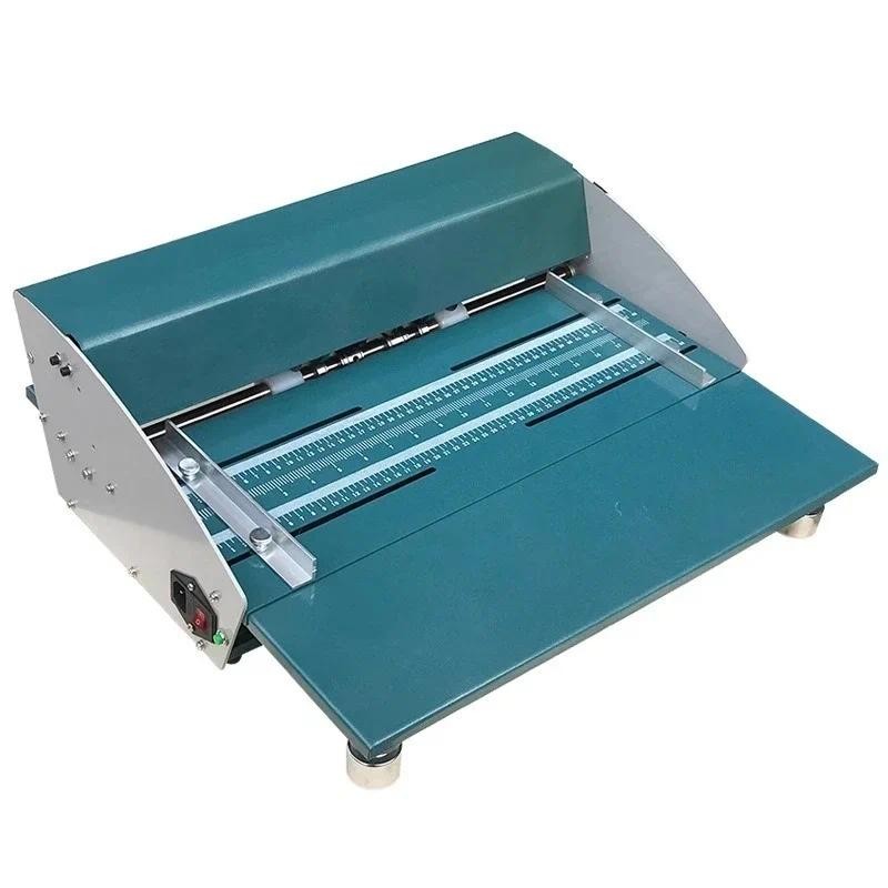 

Electric Creasing Machine Dotted Paper Cutting Stitching Line Self-adhesive Business Card Folding Machine Automatic