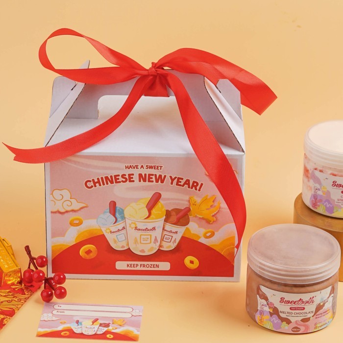 

Sweetooth - Hampers Imlek/Hampers Sincia/Hampers CNY! (Ice Cream Gift) - 1 Pint Cup