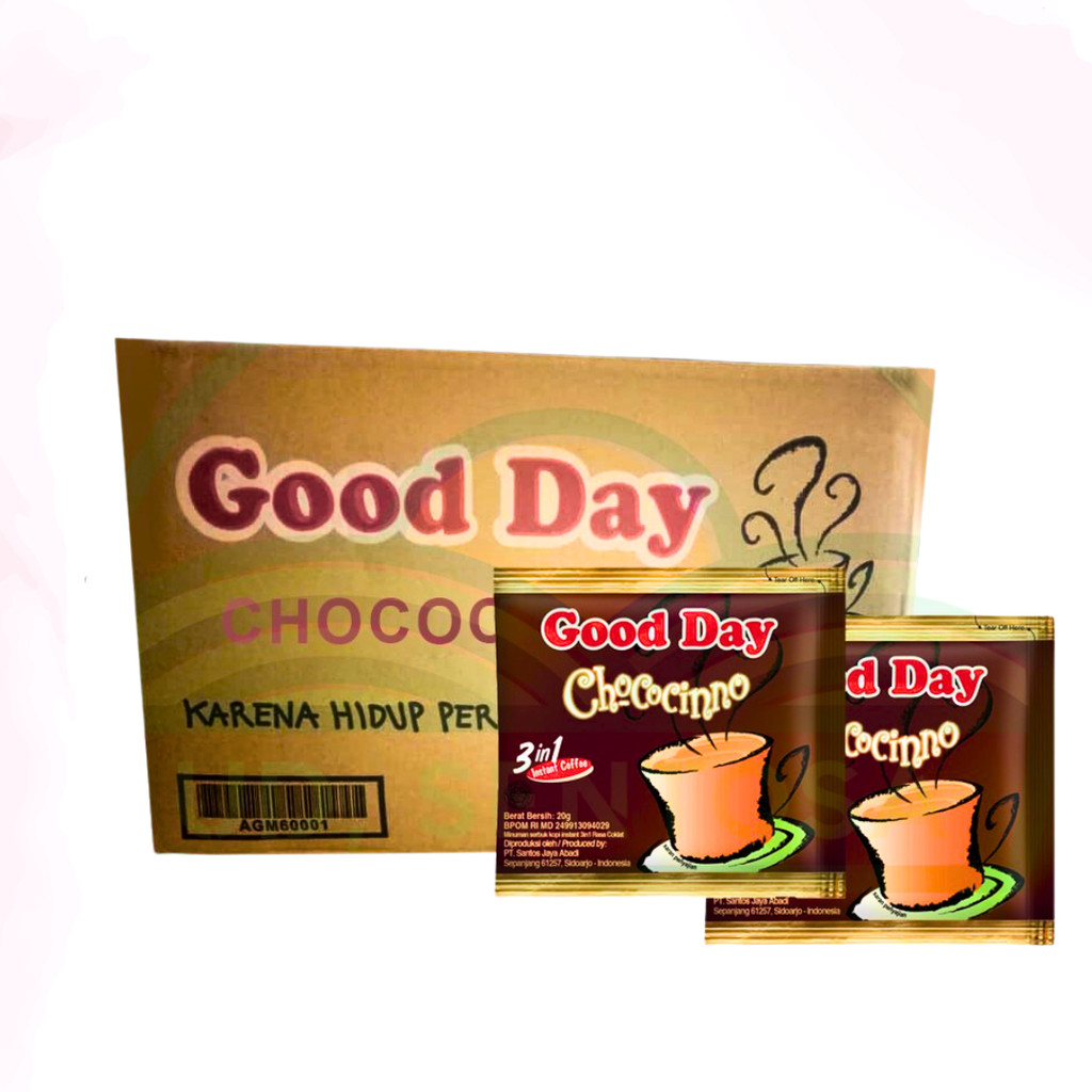 

Kopi Good Day 3 In 1 Chococinno 1 Dus Isi 120 Pcs