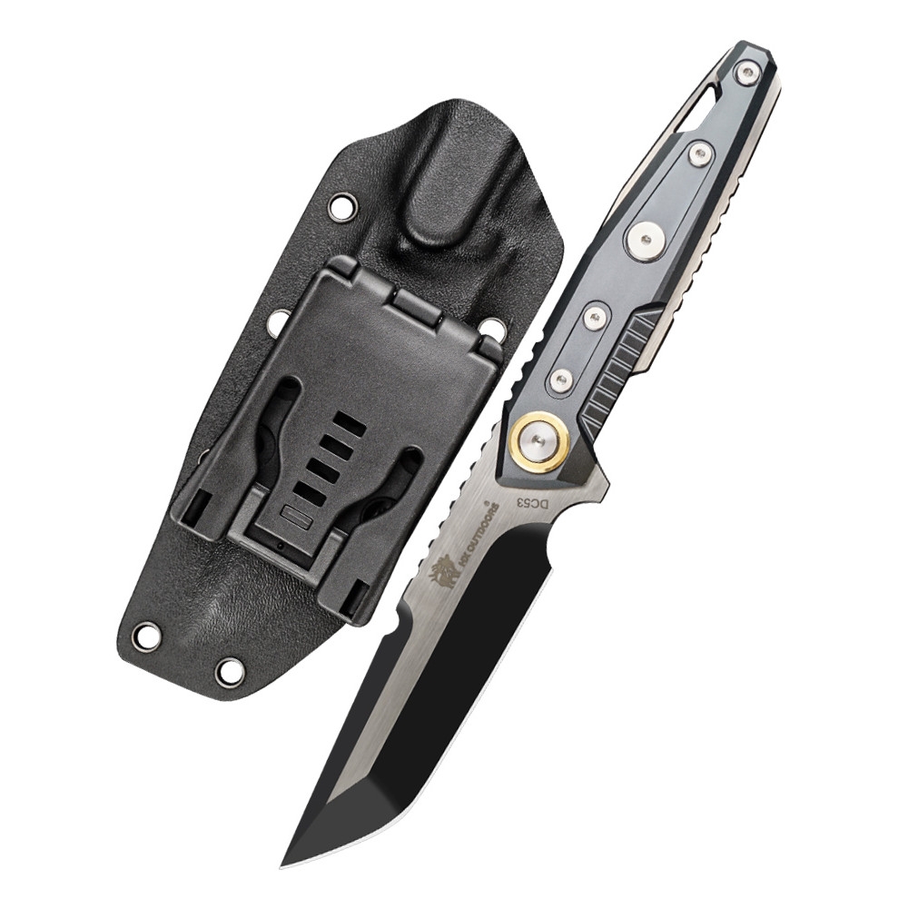 Hx Outdoors dc53 knife,hunting knife, survival utility knife ,cool camping knives ,Self defense Tool