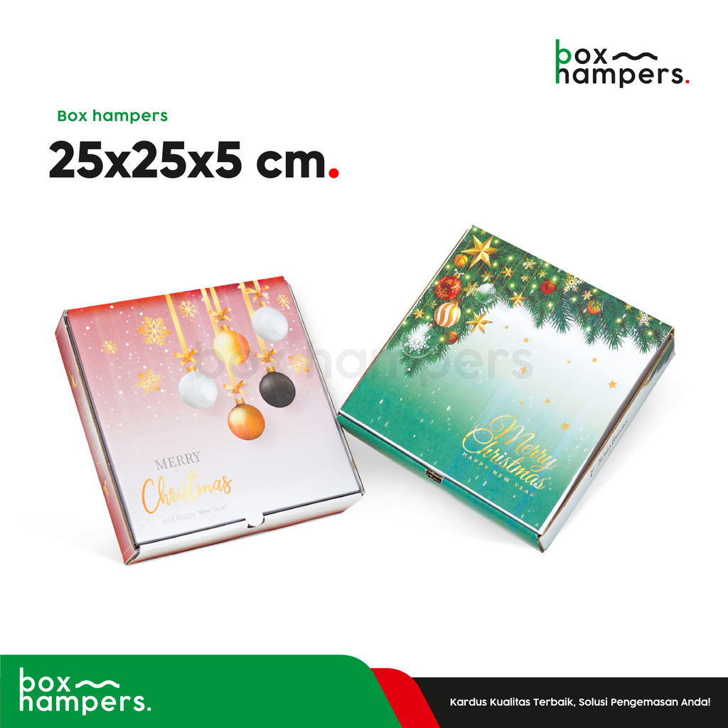 

BOX 25X25X5 EDISI NATAL (KuKer Toples 250gr isi 4)