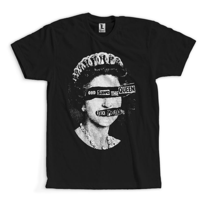 BAND SEX PISTOLS - GOD SAVE THE QUEEN Kaos Cotton Combed 24s