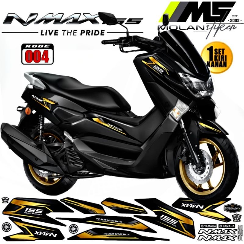 Decal Sticker Striping Variasi NMAX 155 Lama /Nmax 155 Old Nmax 2015-2016-2017-2018-2019/Nmax 155 Ab
