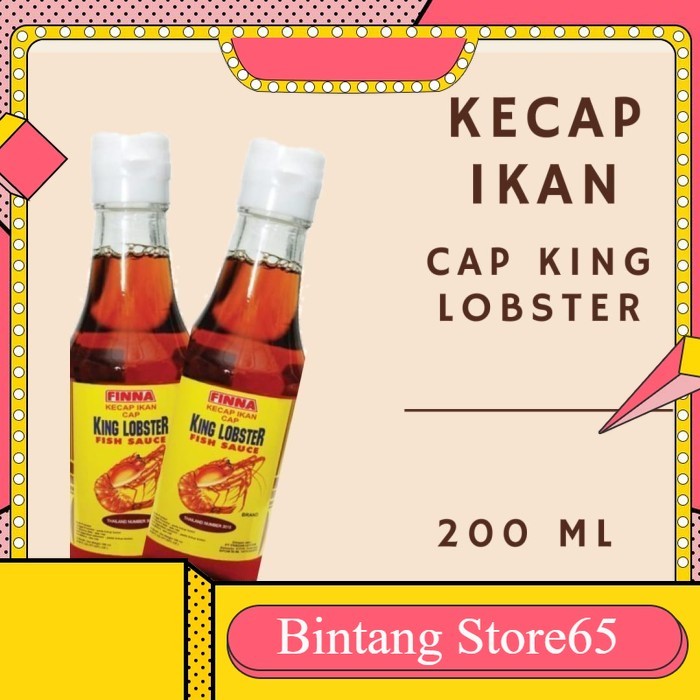 

FINNA Kecap Ikan King Lobster 200ml – Pichai Fish Sauce 200 ml .