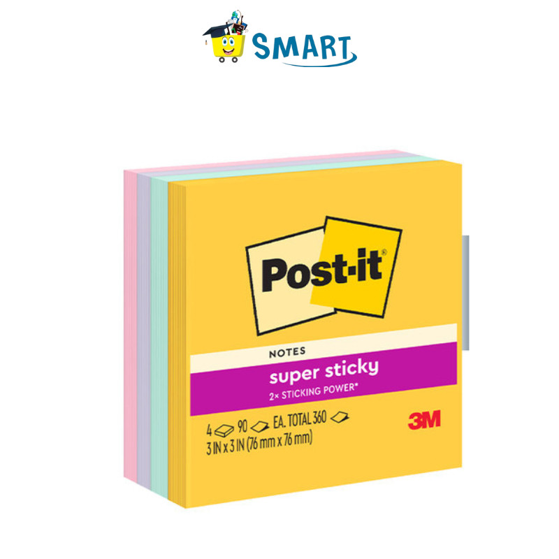 

3M POST IT 654-4SSSWT 3X3 SWEETS