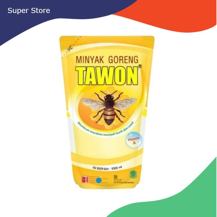 

Minyak Goreng 1 liter murah 1L - Tawon 900ml