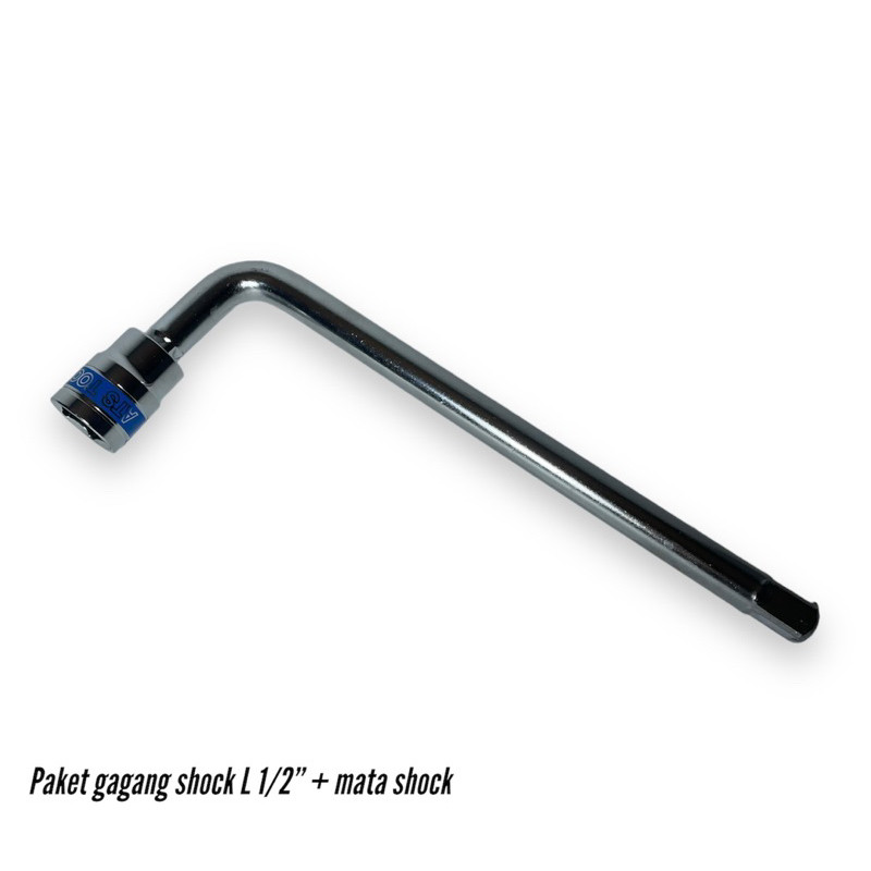 Paket Mata shock 6pt 1/2” Ats + gagang kunci shock L xptool