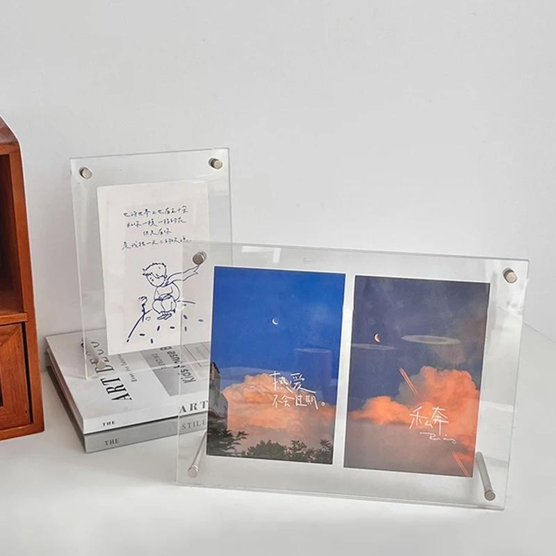 Frame Photocard Akrilik Magnet Bingkai Foto Akrilik Mpc Kpop Tempat Kartu Id Card Akrilik