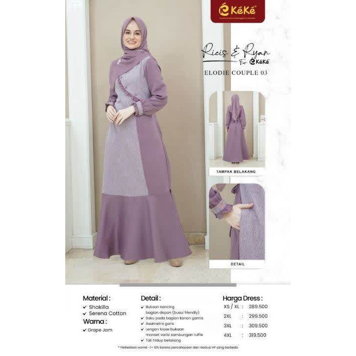 KEKE GAMIS DEWASA GDK ELODIE COUPLE 03 G. JAM