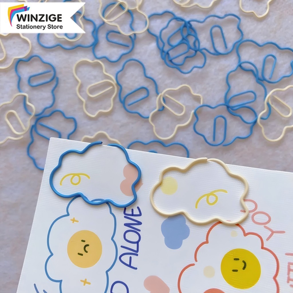 

Set 20 Paper Clip Warna Metalic Penjepit Kertas Besi Warna Metalik Clip/PaperClip