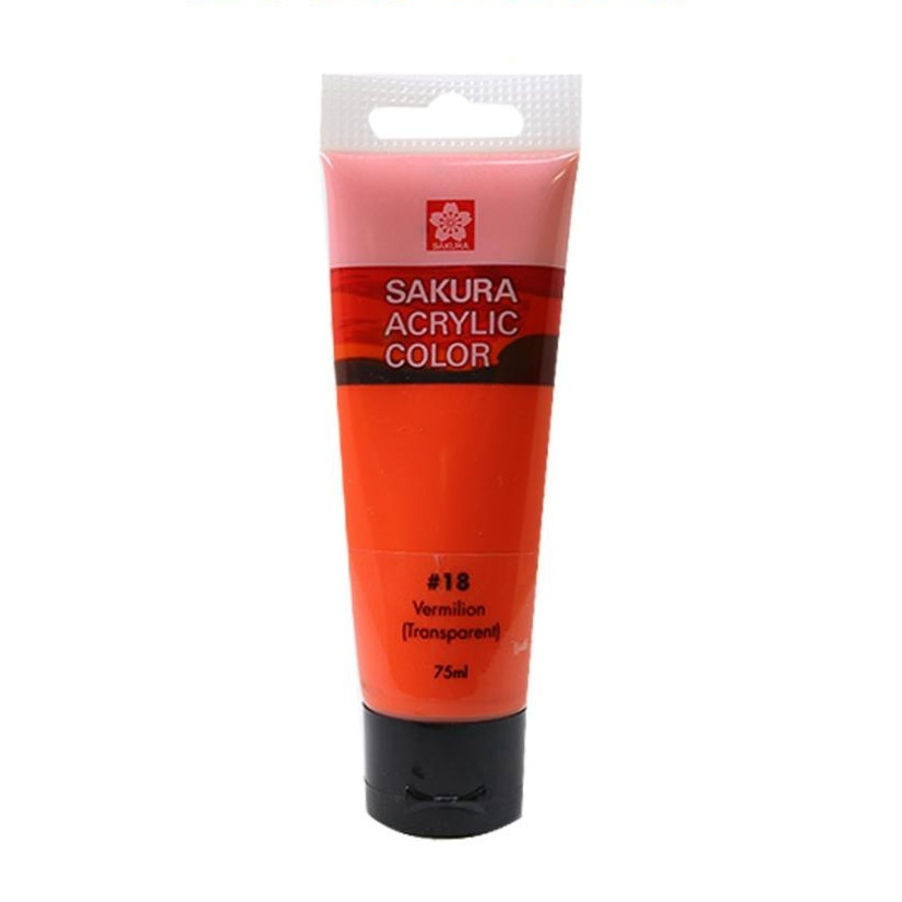 

Gramedia Surabaya - ACRYLIC SAKURA 75ML XAC75-18 VERMILION
