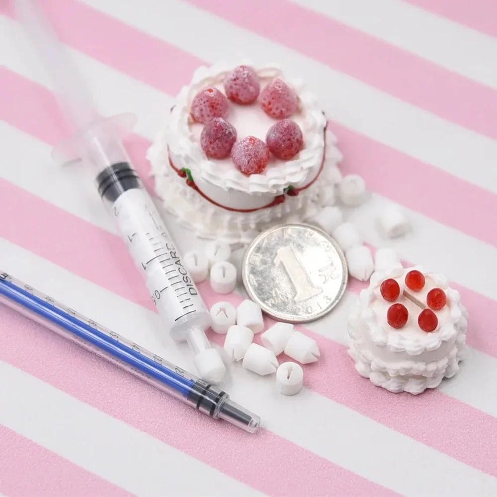 

6pcs Press Mini Nozzle Set Cake Decorating Cream Clay Dessert Food Toy DIY Intricate Designs Flowers Pottery Tools