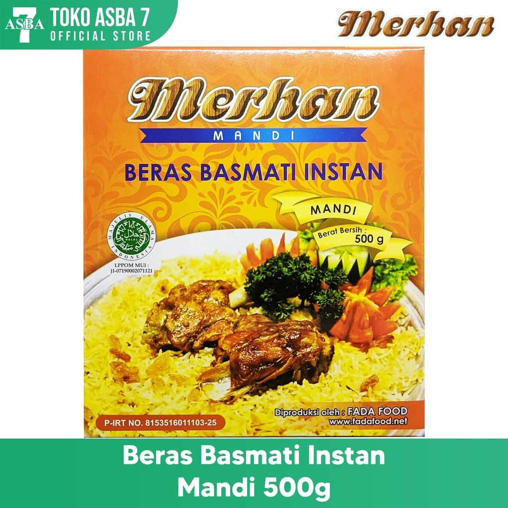 

MERHAN INSTAN BASMATI RICE MANDI 500G