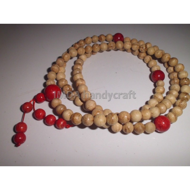 IMDAHANDICRAFT Bracelet Gelang Tasbih Bhuda Japamala Kayu gaharu aquilaria Filiria Papua kode GTBKAC