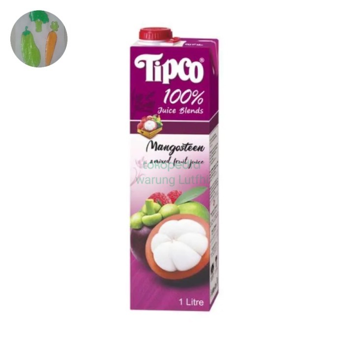 

TIPCO 100% MANGOSTEEN MIX FRUIT JUICE 1 L