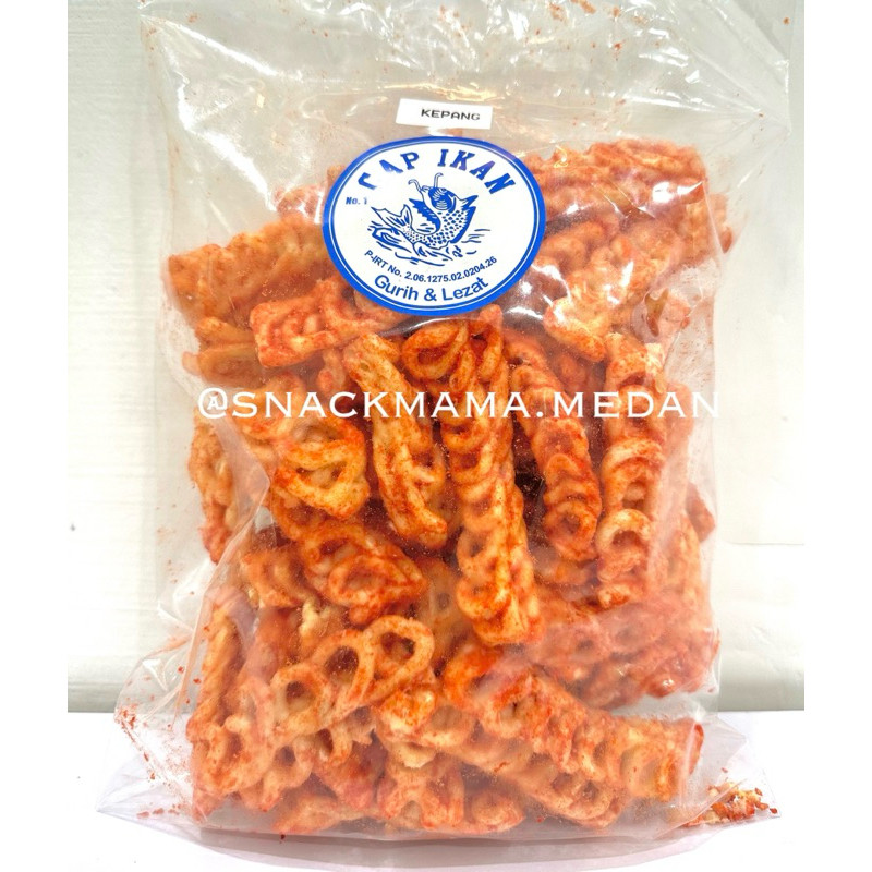 

KERUPUK KEPANG CAP IKAN 250GR / KERUPUK KEPANG PEDAS