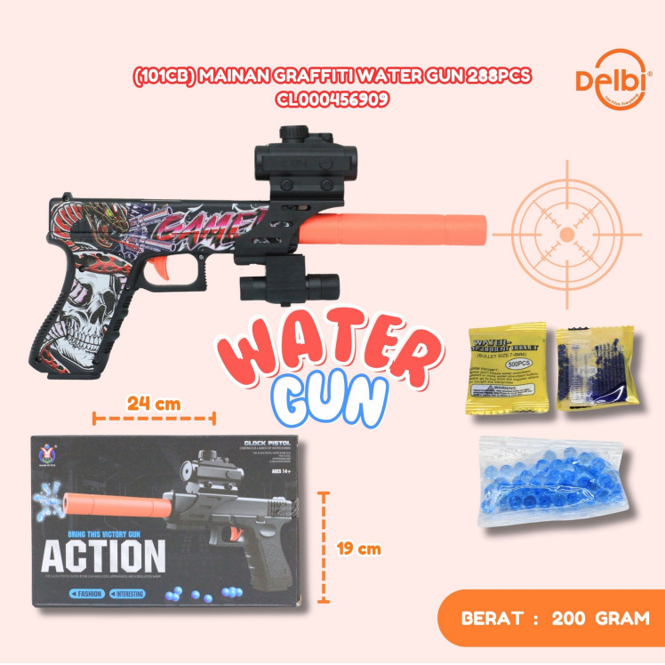 tembaan Mainan P99 Water Gel Blaster WGG Peluru Jelly Tembakan Kokang