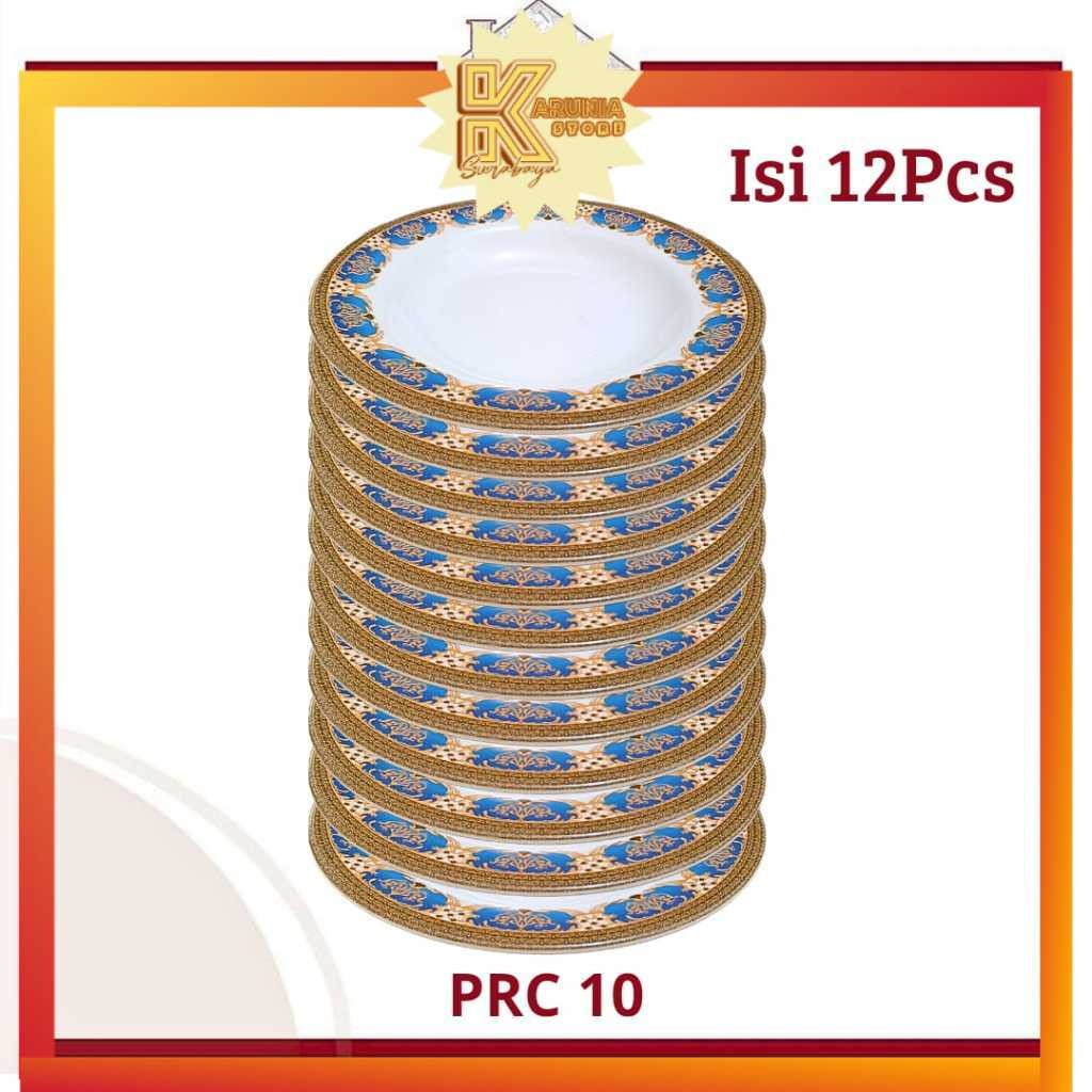 SATU SET 12 PCS Piring Oval Royal Melamin / Paket Piring Melamin 12pcs / Piring Melamin 1 Lusin / 10