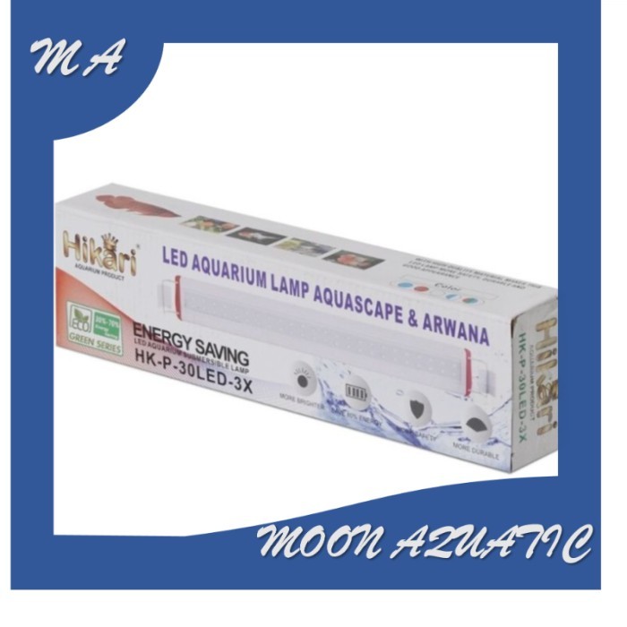 Lampu gantung led aquarium aquascape arwana HIKARI HK P 30 40 50 60 80 100 120 LED 3 X MODE untuk aq