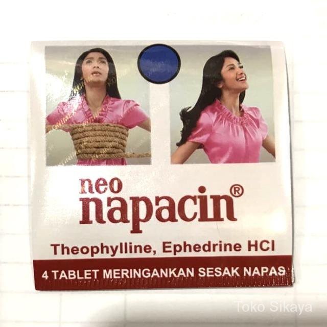 

Neo Napacin 1 Strip 4 Tablet Kaplet / Grosir Murah / Obat Sesak Napas