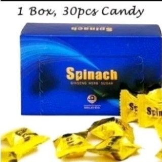 spinach candy ginseng isi 30 asli ori