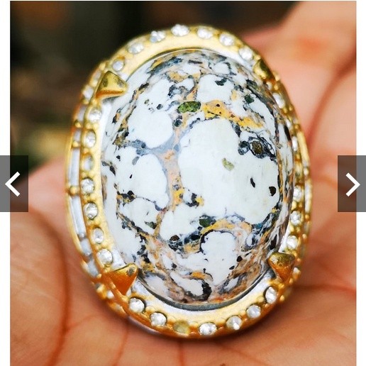 Batu Akik Pirus Putih Sulawesi Size jumbo