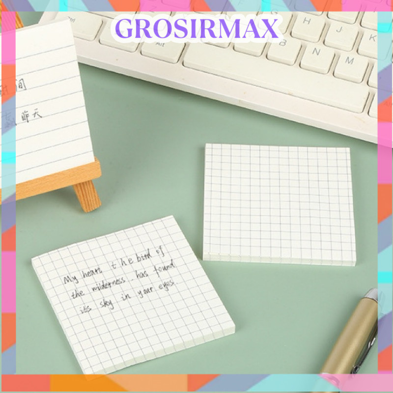 

COD Makassar Sticky Note Memo Kraft Paper / Memopad Sticky Notes Vintage / Memo Tempel Mini Simple / Sticker Notes Catatan Mini