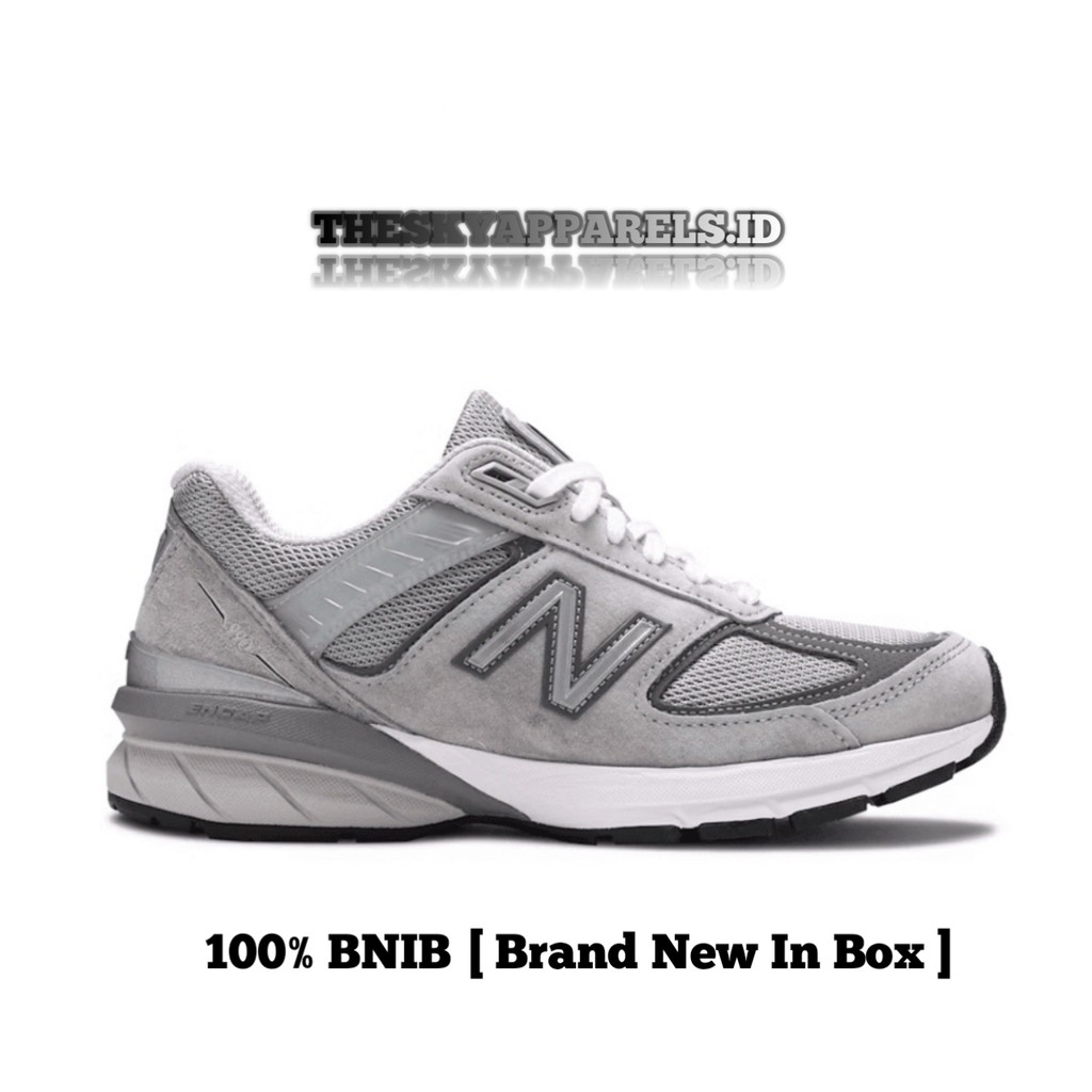 Sepatu Sneakers 990 V5 Gramho Grey 100% BNIB