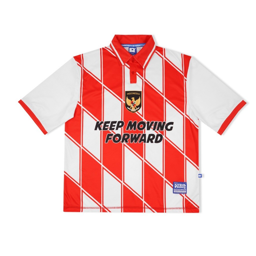 Jersey Oversize NFL Rugby / Keep Moving Foward / Jersey Indonesia /  / Merah Putih