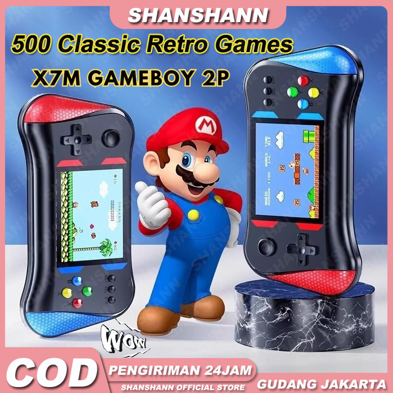 Hermanstore11 In1 Game Boy Portable Dual Konsol Stick Konsol Game Genggam X7M Konsol Game Retro