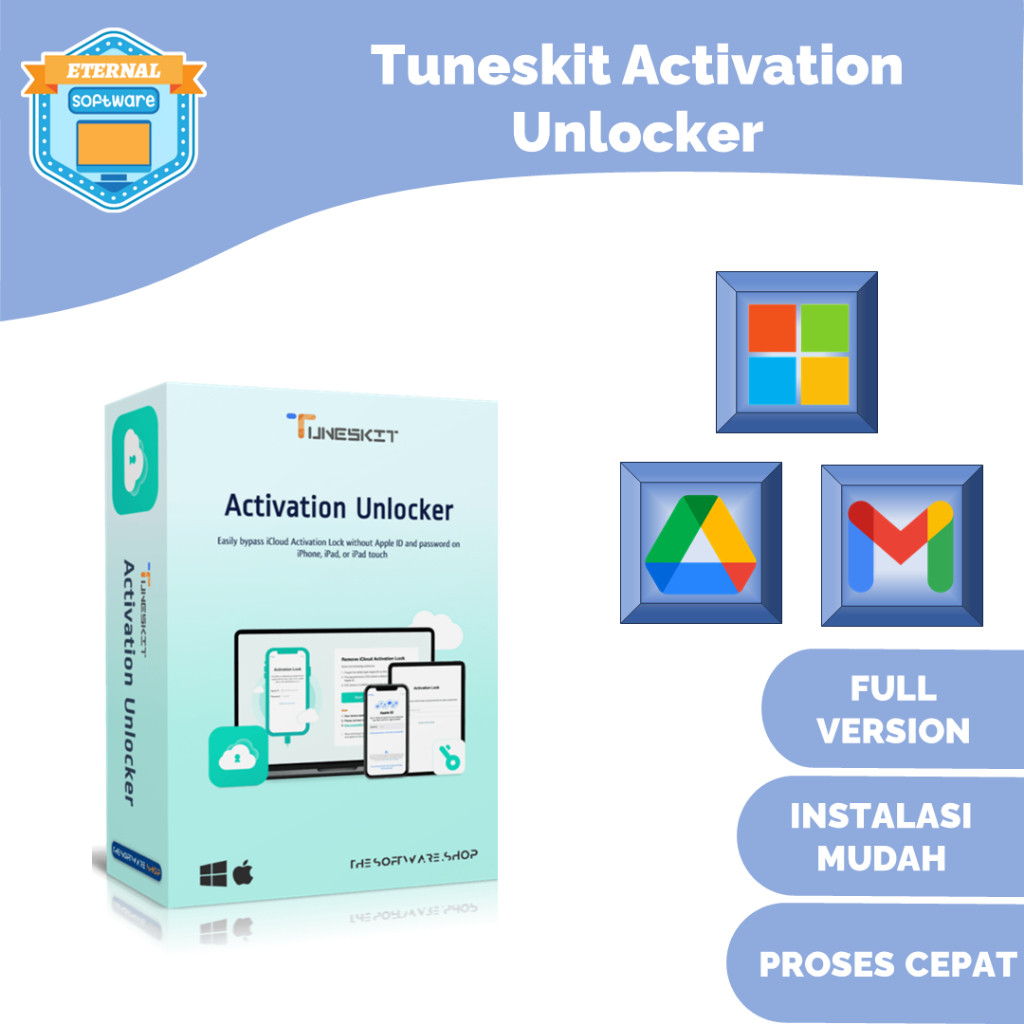 Tuneskit Activation Unlocker Full Version Aplikasi Pembuka iCloud Yang Terkunci Full Lisensi Lifetim