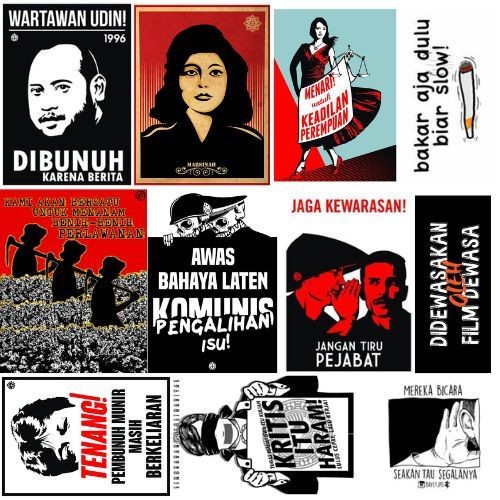 

Stiker Sindiran Politik & Sosial – Bersuara Tanpa Takut - Poster Dibunuh Karena Berita Stiker Pack