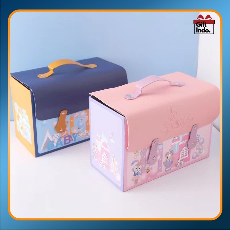 

GOODIE BAG ULANG TAHUN ANAK TAS BIRTHDAY ANAK MOTIF BEAR DUFFY - BE22