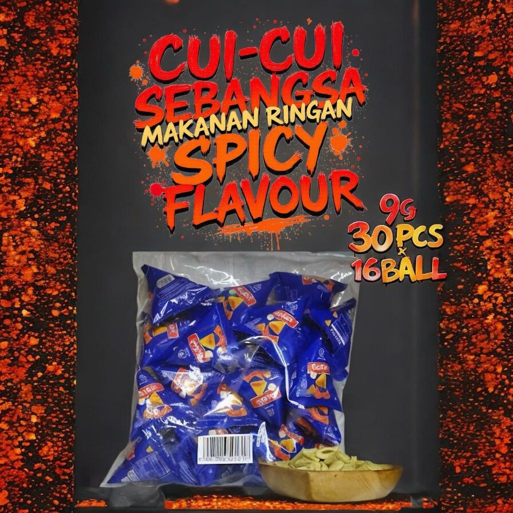 

CUI-CUI SEBANGSA MAKANAN RINGAN SPICY FLAVOUR 9GR