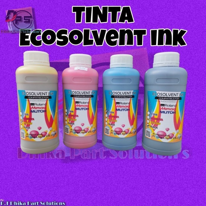 

[Promo]Terjangkau tinta eco solvent 1liter Import