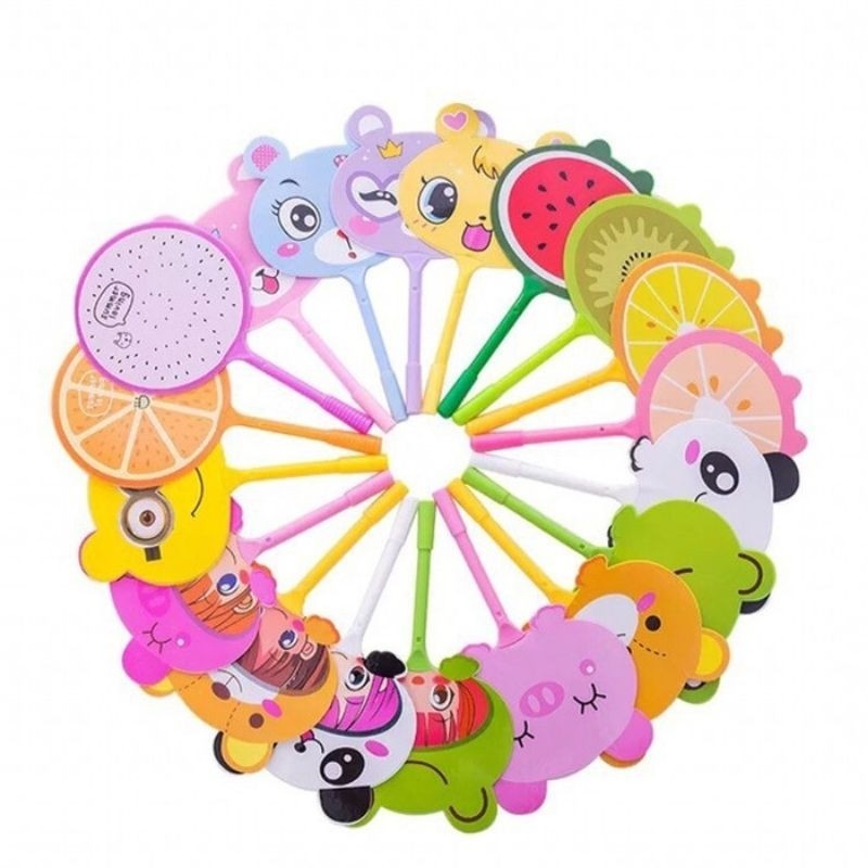 

[BEBAS PILIH MOTIF] PEN KIPAS / PULPEN KIPAS ANIMAL BUAH UNICORN PRINCESS PENA PULPEN KIPAS MOTIF KARAKTER UNYU UNYUp [] [JTMurah]