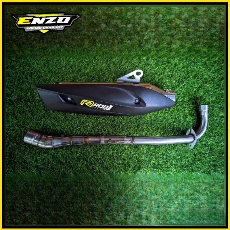 knalpot suara adem KNALPOT STANDAR RACING ROB1 JUPITER Z Z1 VEGA REVO BLADE KHARISMA SMASH SUPRA X F