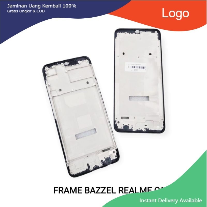 

Sparepart FRAME BAZZEL TATAKAN TULANGAN TENGAH LCD TOUCHSCREEN LAYAR HP REALME C11 2021