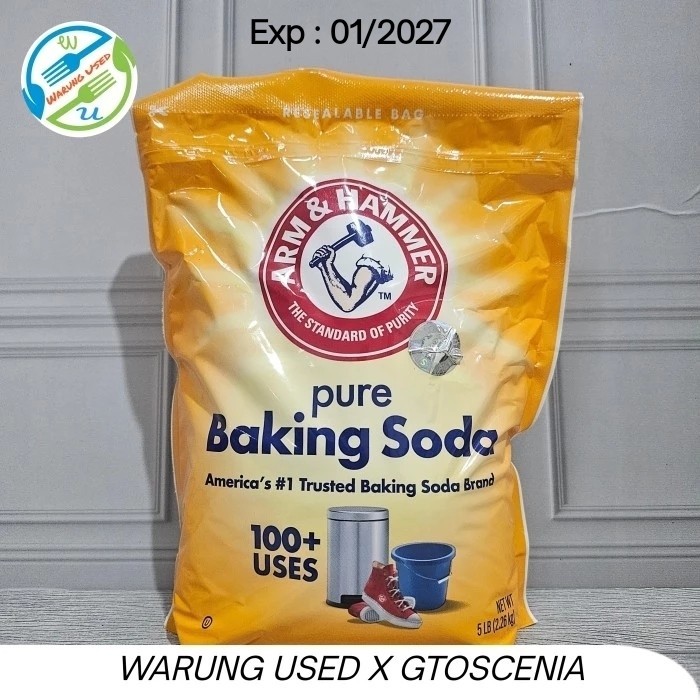 

BAKING SODA MERK Arm & Hammer Baking Soda 2.26 KG MADE IN USA 2.26KG