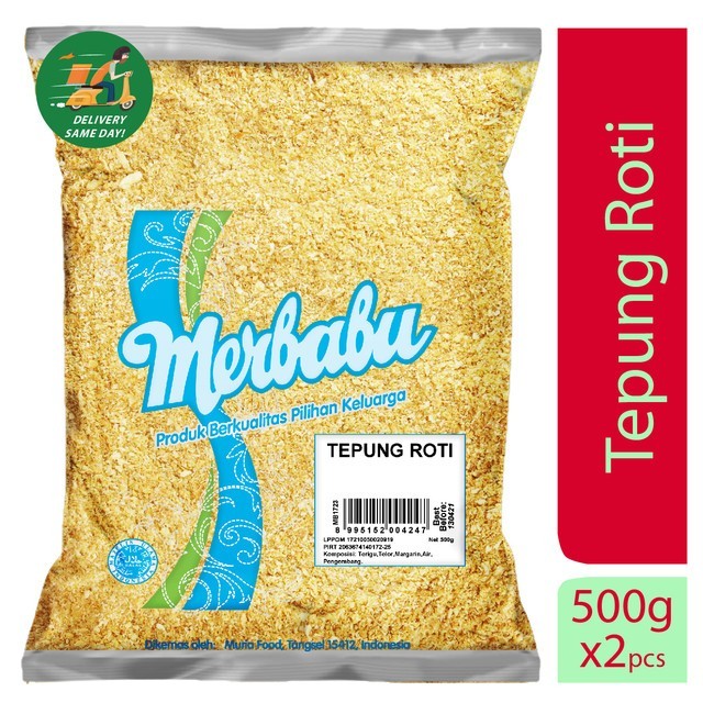 

Merbabu Tepung Roti 500g x 2Pcs Bisa Same Day Delivery